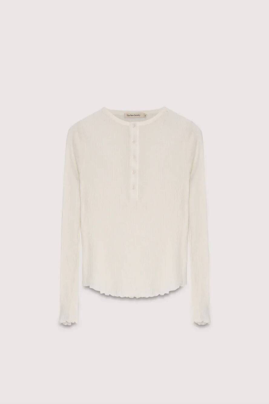 NEW THE NEW SOCIETY women's enea tee in moonlight white
